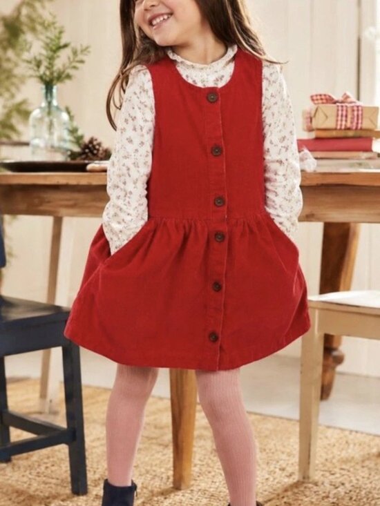 Mini Boden Other - Mini Boden Corduroy Pinafore Dress